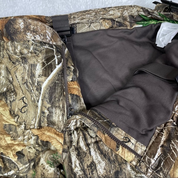 New Under Armour UA Timber Pants Realtree Edge Camo Overall Bib 3XL 1355322-991 - Picture 5 of 10